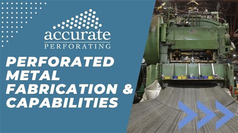 metal fabrication engineering chicago|accurate perforating chicago il.